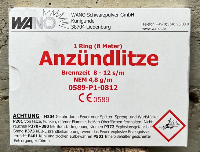 Anzündlitze rot